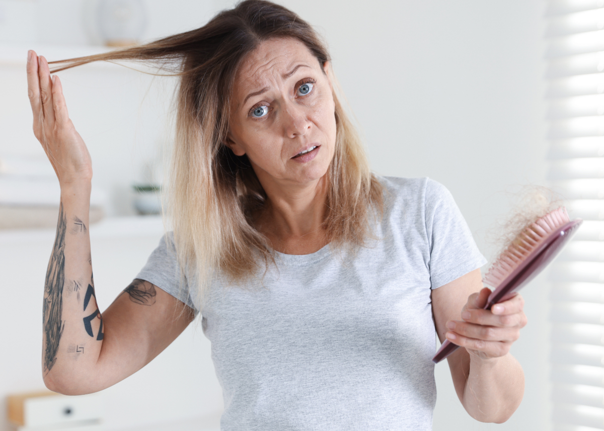 sudden hair loss in women