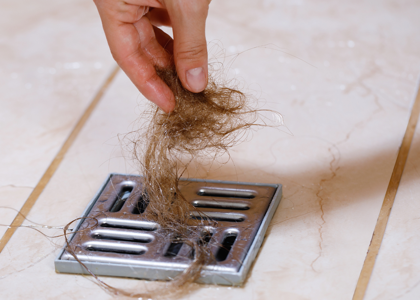 Early signs of balding